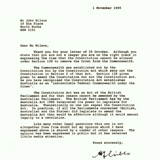 Sir-Harry-Gibbs-Letter-Sign