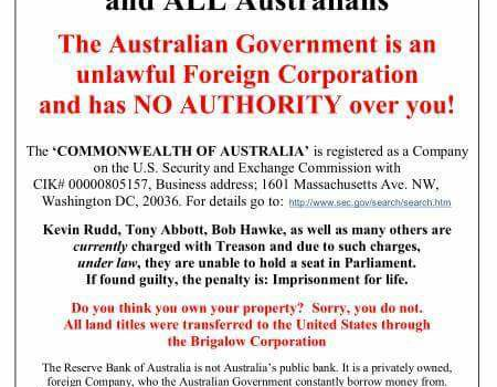 Aus govt treason