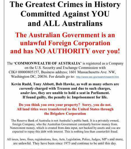 Aus govt treason